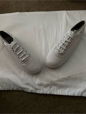 AJ Valenci Women’s Chunky Platform Lace-Up Sneakers Size 7.5 White Casual Shoes